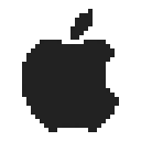 Apple pixelart logo