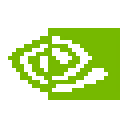 NVIDIA pixelart logo