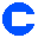 Coinbase pixelart logo